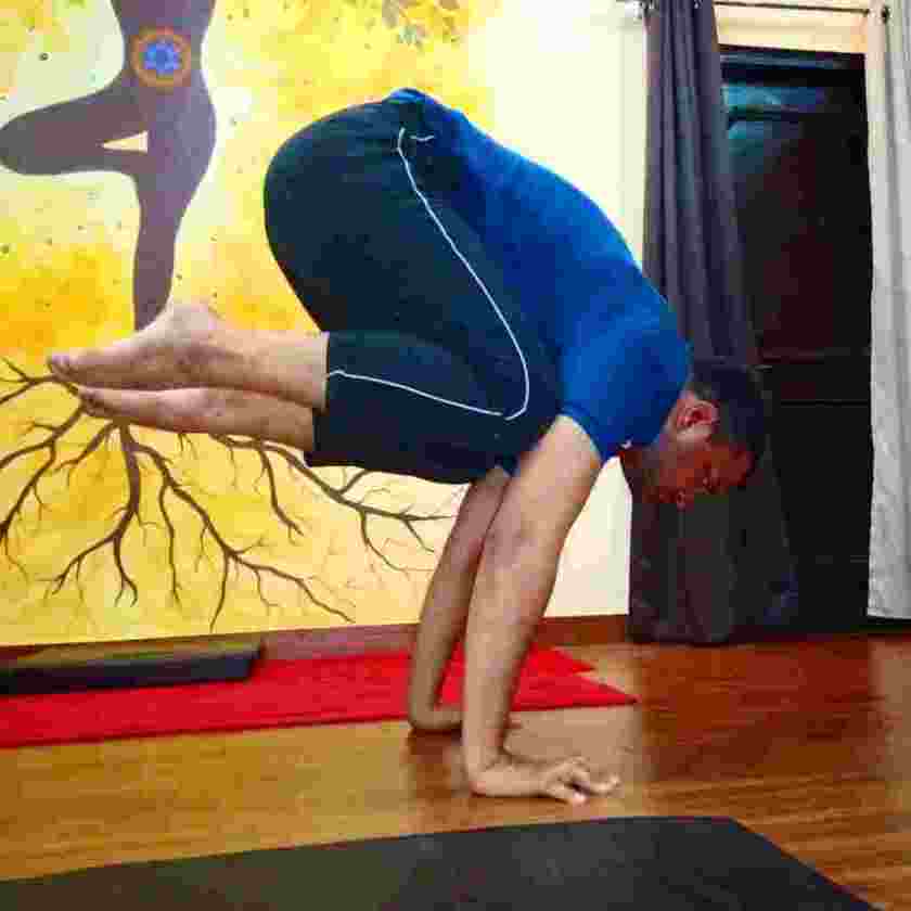 Side Crow Yoga Pose: Take Arm Balances One Step Further - TINT Yoga