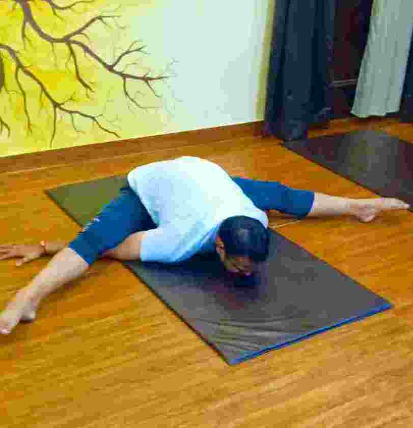 Targeted sequence: KURMASANA, the turtle pose